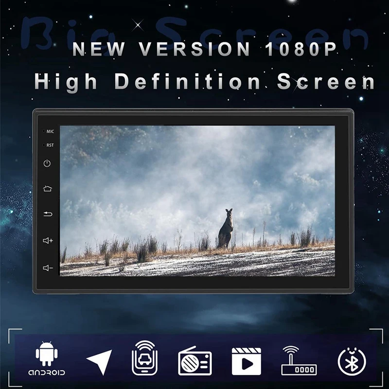 

2Din Car Android 8.1 Multimedia Player Autoradio 7Inch Contact Screen GPS Bluetooth FM WIFI Auto Audio Player Stereo