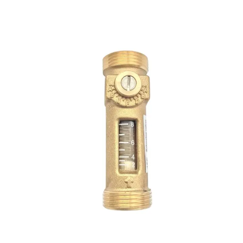 G3/4&quot Mechanical Flow Meter Direct Reading 2-8L/min USC-MS43TA Spring flowmeter Brass reader Balancing Valve | Инструменты