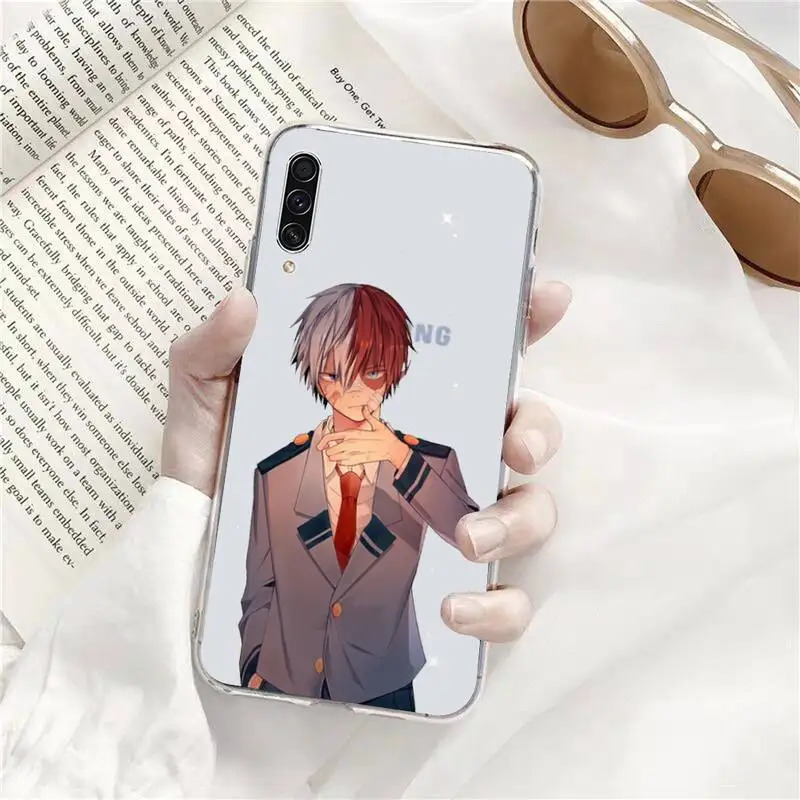 

My Hero Academia deku bakugou Boku Phone Case Transparent For Samsung Galaxy A71 A21s S8 S9 S10 plus note 20 ultra