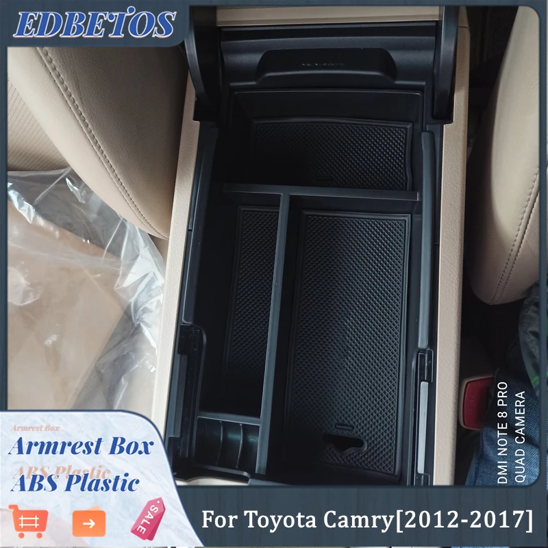 Центральной консоли Организатор лоток для Toyota Camry 2012 2017 подлокотник вторичный