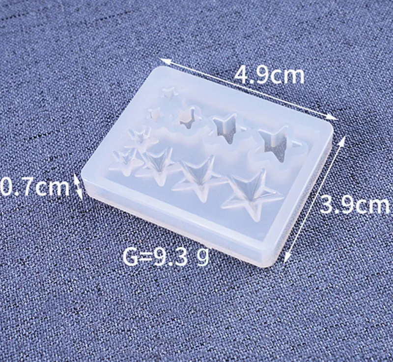 1 шт. Подвеска для изготовления DIY формы для эпоксидной смолы УФ жидкий силикон прозрачная комбинация для изготовления сережек