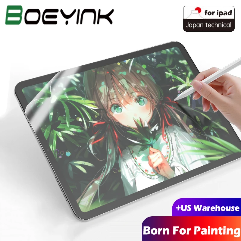 

Защитная пленка для экрана в виде бумаги, матовая ПЭТ картина для Apple iPad 9,7 Air 2 3 4 5 6 10,5 10,9 2020 Pro 11 10,2 Mini 4 5 6