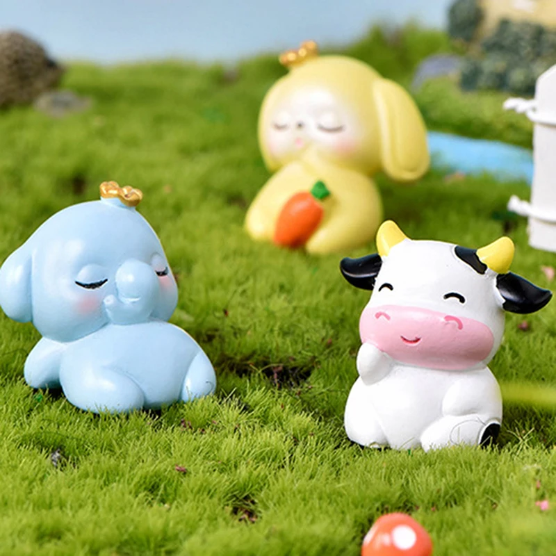 

DIY Mini Fairy Garden Ornament Decor Pot Animal Craft Dollhouse Accessories New