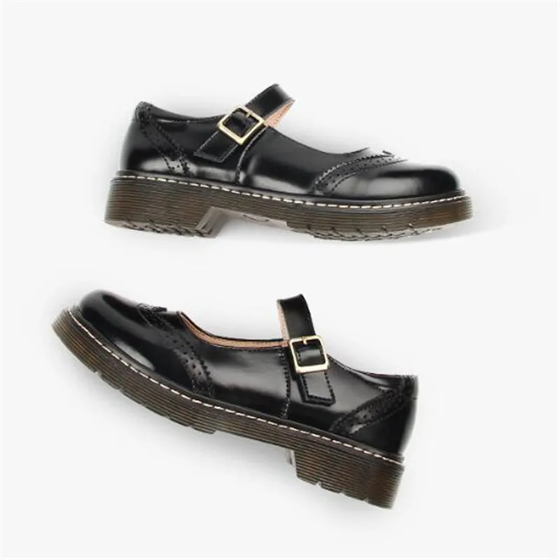 

New Children Genuine Leather British style Kids Performance Girls Leather Shoes Baby Soft bottom Princess Toddler Moccasins 019