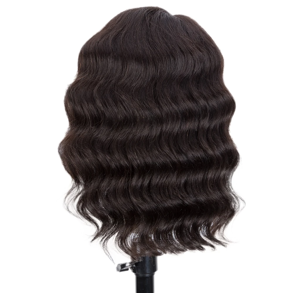 Парики из человеческих волос Rebecca для чернокожих женщин кружевная часть