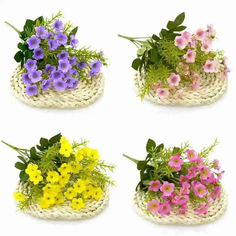 

1 Bouquet New Silk Fake Chamomile Flower Artificial Daisy Flowers for DIY Home Garden Wedding Decoration Home Decor