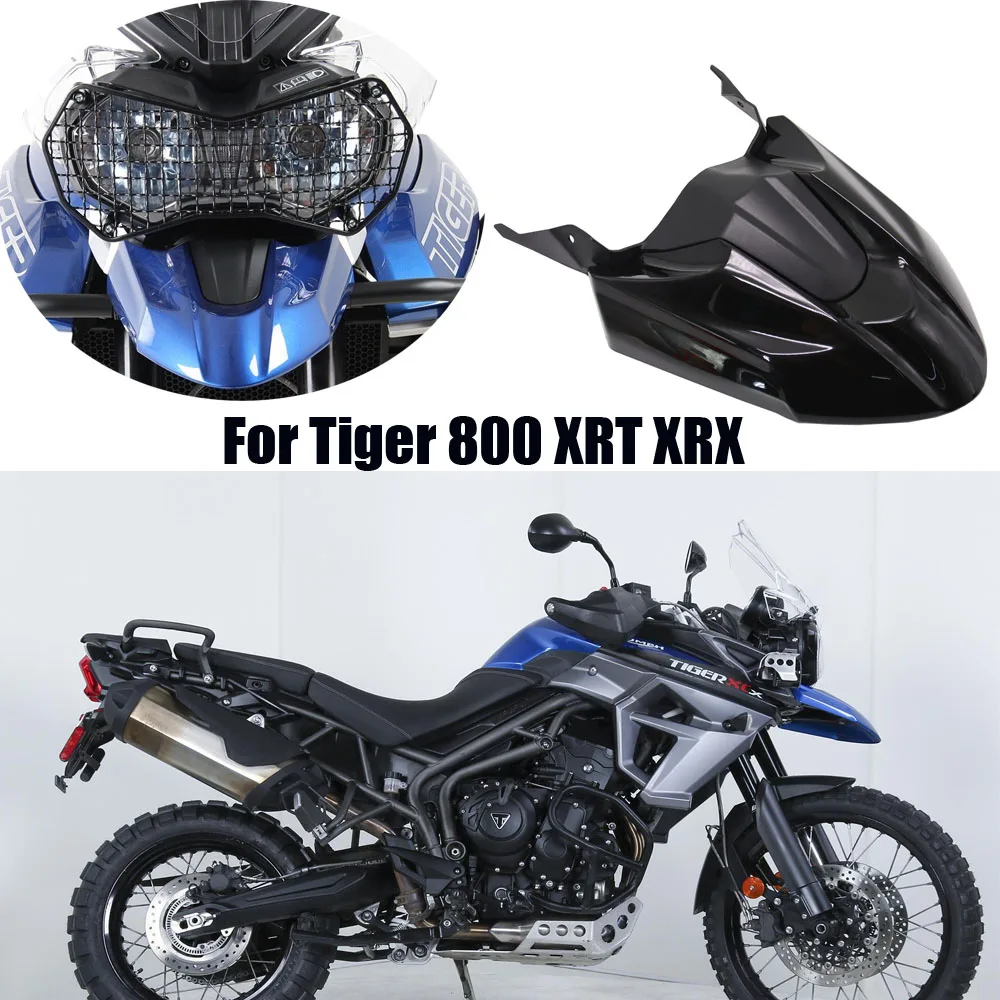 

For Tiger 800 XRT XRX Front Beak Extend Motorcycle Wheel Fender Nose Extension Cover 2015 2016 2017 2018 2019
