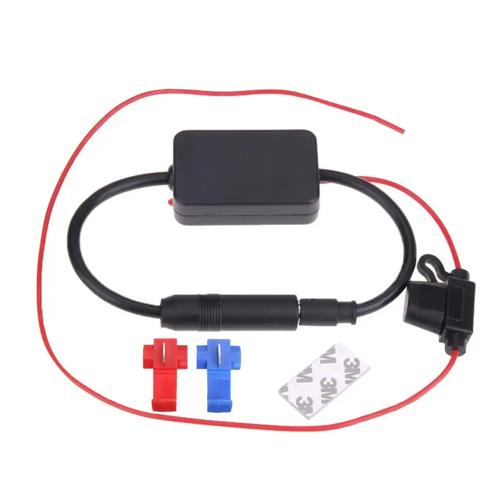 Автомобильная антенна FM Усилитель сигнала радио усилитель автомобильный