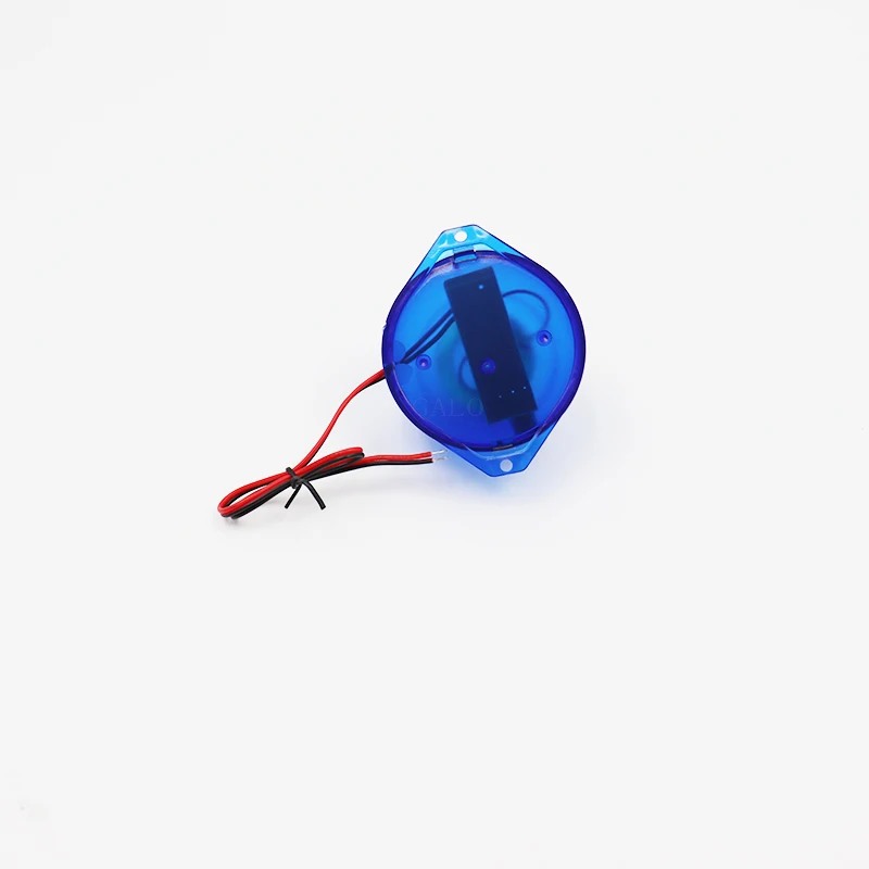 

DC12V Blue Smart Alarm Siren With Strobe Light Outdoor LED Flashing Lamp Blinker Semicircle Warning With Big Sound