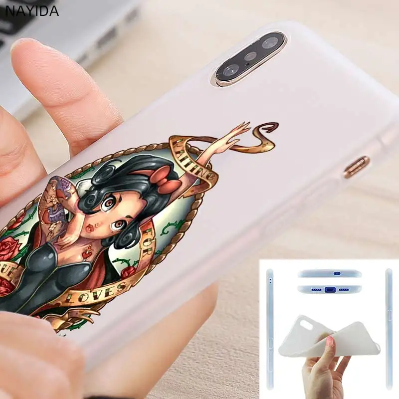 Чехол аниме для Xiaomi Mi 10 8 A2 A3 CC9 Lite 9 Note Pro a1 a2 5x 6x тату принцессы | Мобильные телефоны