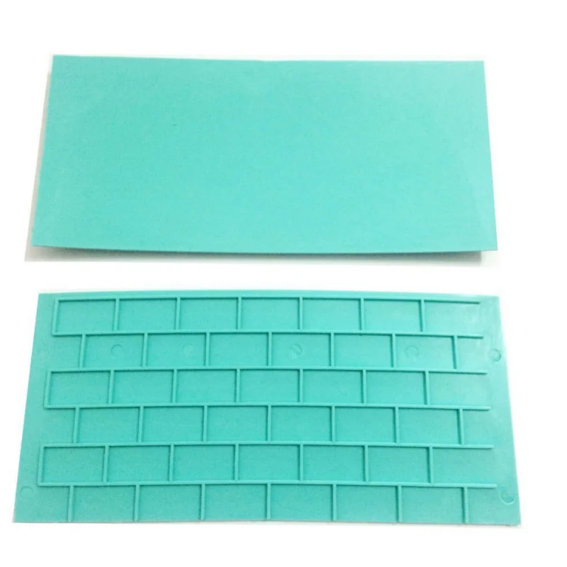 

CH- 2pcs/set Texture Silicone Mold Of Tree Bark + Brick Wall Silicone Mat Fondant Sugar cut flower molding decoration
