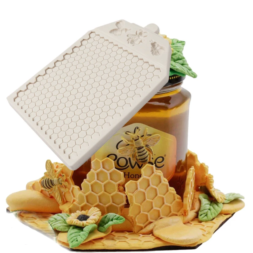 

Honeycomb Bee Silicone Sugarcraft форма для выпечки кекса