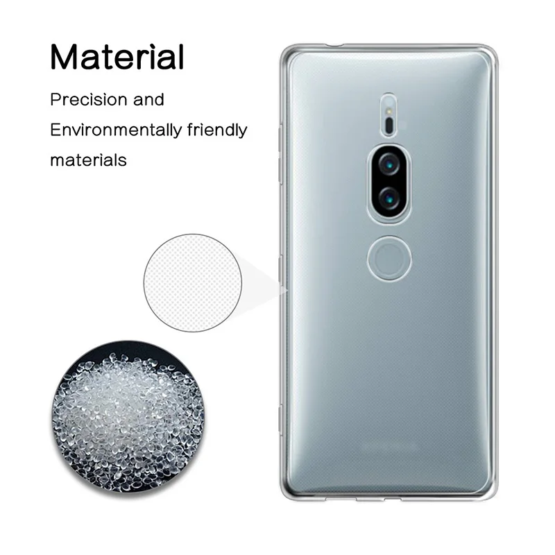 Оригинальные прозрачные силиконовые чехлы для Sony Xperia XZ2 Premium H8166 H8116 5 8 &quot мягкий