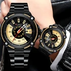 Часы Curren Мужские наручные в стиле милитари, спортивные брендовые Роскошные, большие