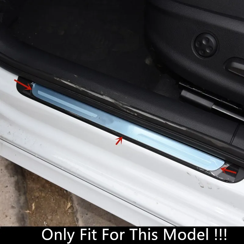

Carbon Fiber Car Door Sill Scuff Plate Welcome Pedal For Audi A3 8V 2013-19 automotive interior accessories