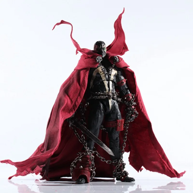 Специально для Spawn регги красный халат аксессуар Роскошная накидка с цепочкой