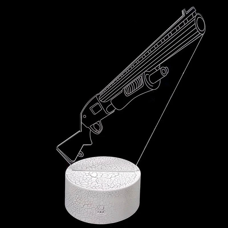 Acrylic Lights Bedroom Decoration NightLight LED Sleep Light Projection Lamp Toys Battle Royale Kids Christmas Gifts | Игрушки и хобби