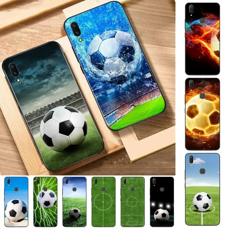

Football Soccer Phone Case for Vivo Y91C Y11 17 19 17 67 81 Oppo A9 2020 Realme c3