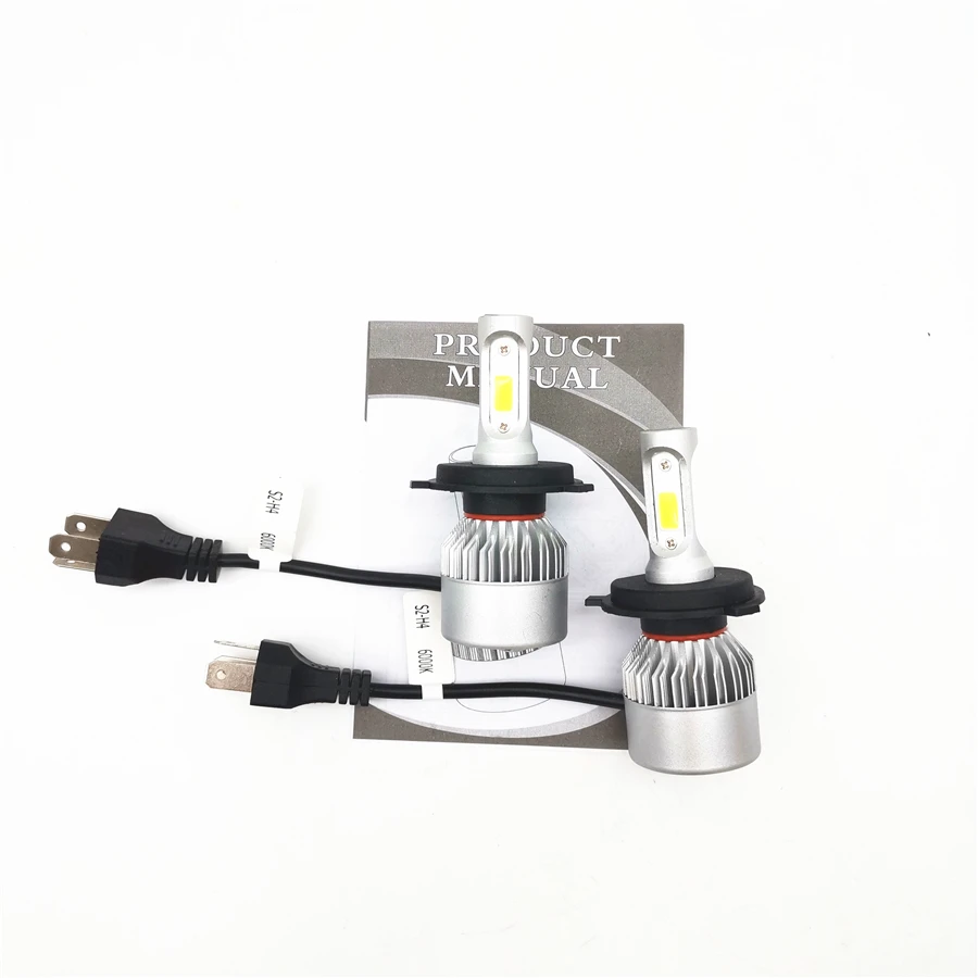 

1 Pair 160W 6000K Car H4 LED HB2 Hi/Lo Beam Driving Fog Light Headlight Waterproof