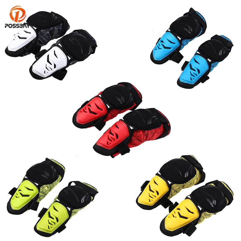 Наколенники POSSBAY красного желтого зеленого синего белого цветов защитное