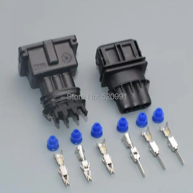 shhworldsea 1set 3 Pin Female Male Car Power Timer Wire Connector Restrictor Sensor Plug 282191-1 282729-1 1-962581-1 - купить по