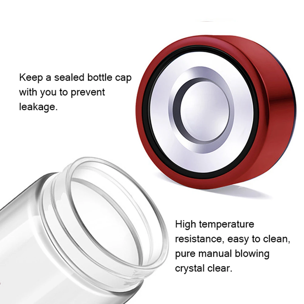 

420ml Japanese Titanium Quality Hydrogen-Rich Water Cup Ionizer Maker/Generator Super Antioxidants ORP Hydrogen Bottle