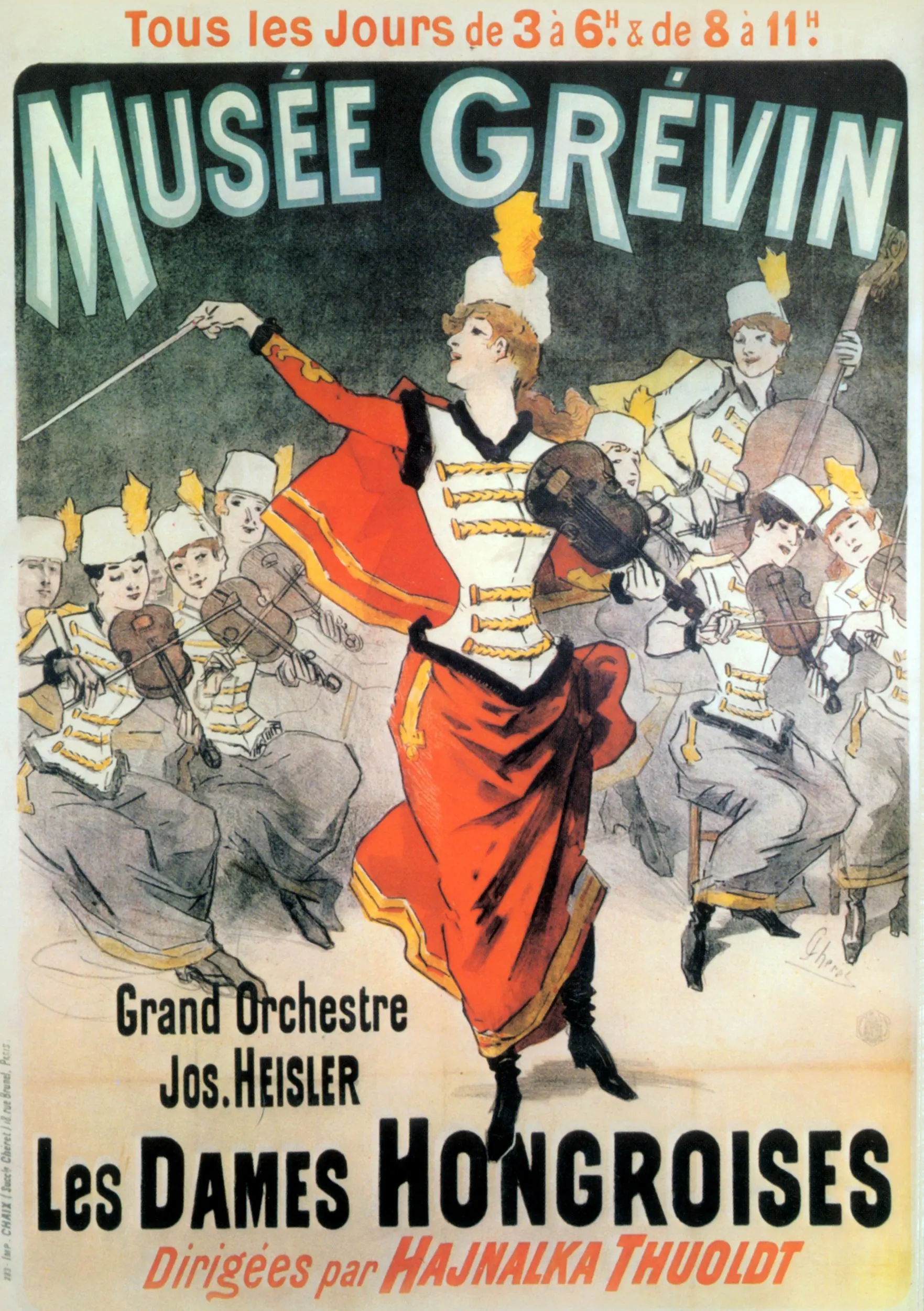 

Магнит на холодильник Musee-Grevin-Grand-Orchestre-Jos-Heisler-Jules-Cheret-1888 x 300 мм, SFM-0516 дюйма
