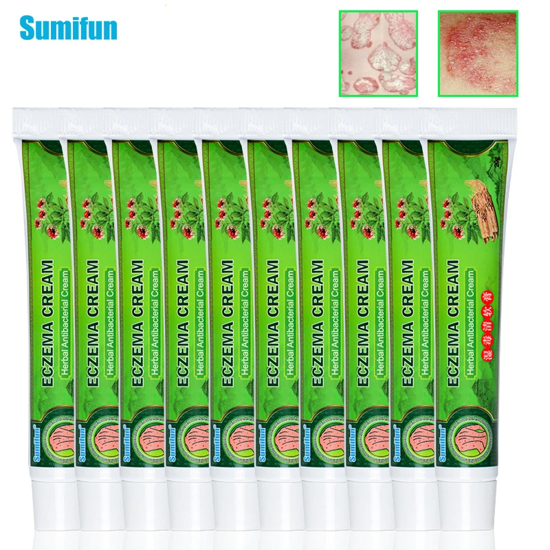 Sumifun 10 шт. горячий крем от псориаза искусственная кожа экзема китайская