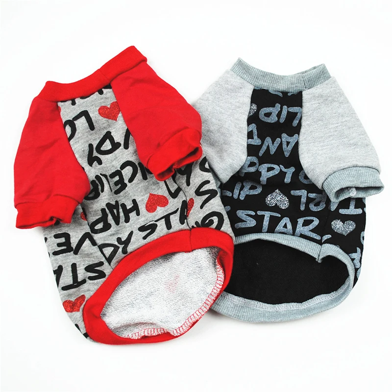 

Fashion Summer Cotton Pet Dog Accessory Pet Clothes Cat Vest Fashion Pet Supply Classic Short Sleeve Letters Dog T-shirt Cotton