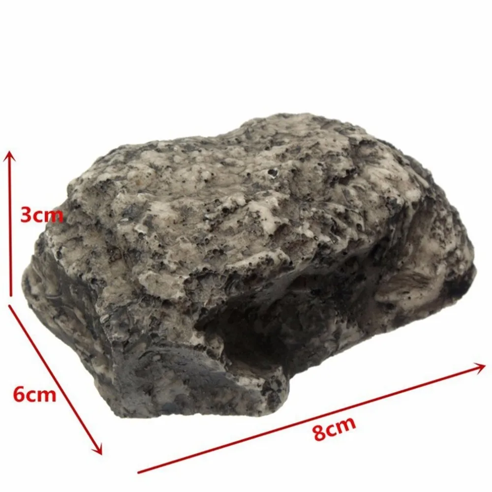 

Outdoor Muddy Mud Spare Key House Safe Security Rock Stone Case Box Fake Rock Holder Garden Ornament 6x8x3cm