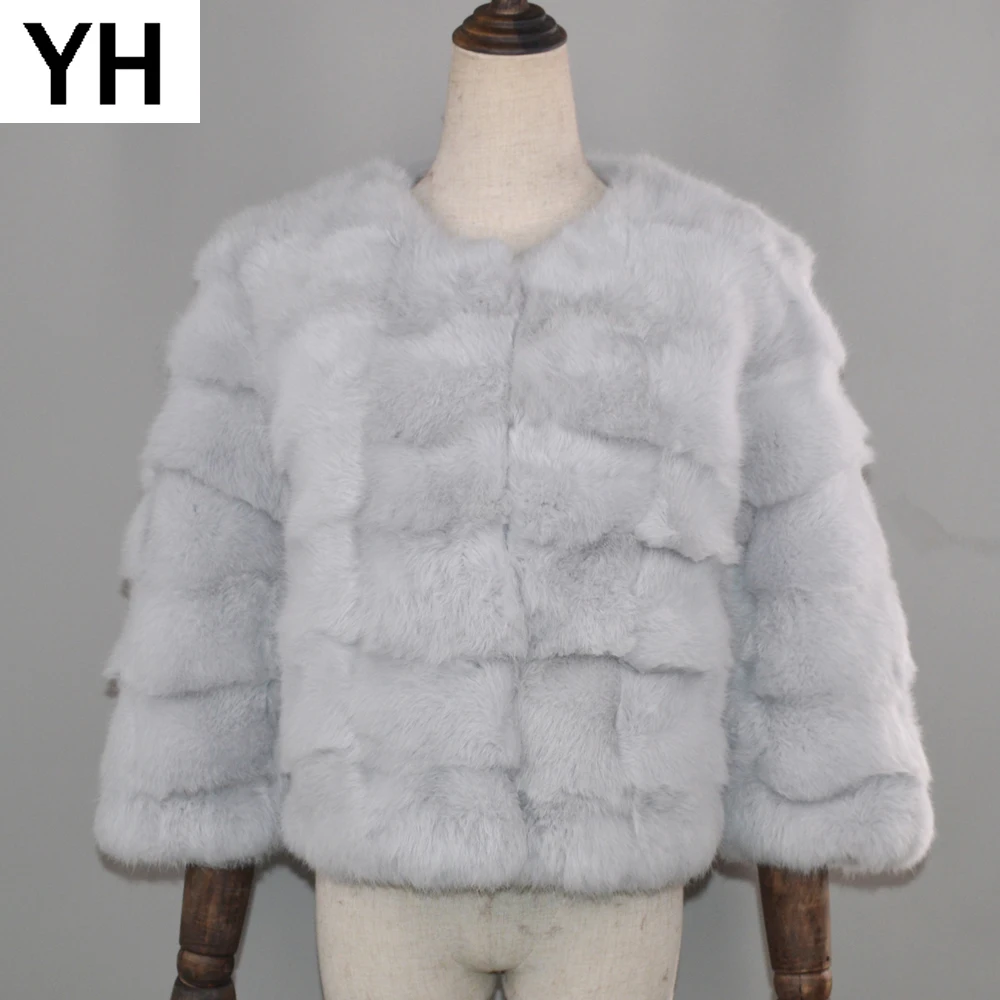 Новинка хит продаж женской обуви из настоящей меховое пальто осень зима теплая