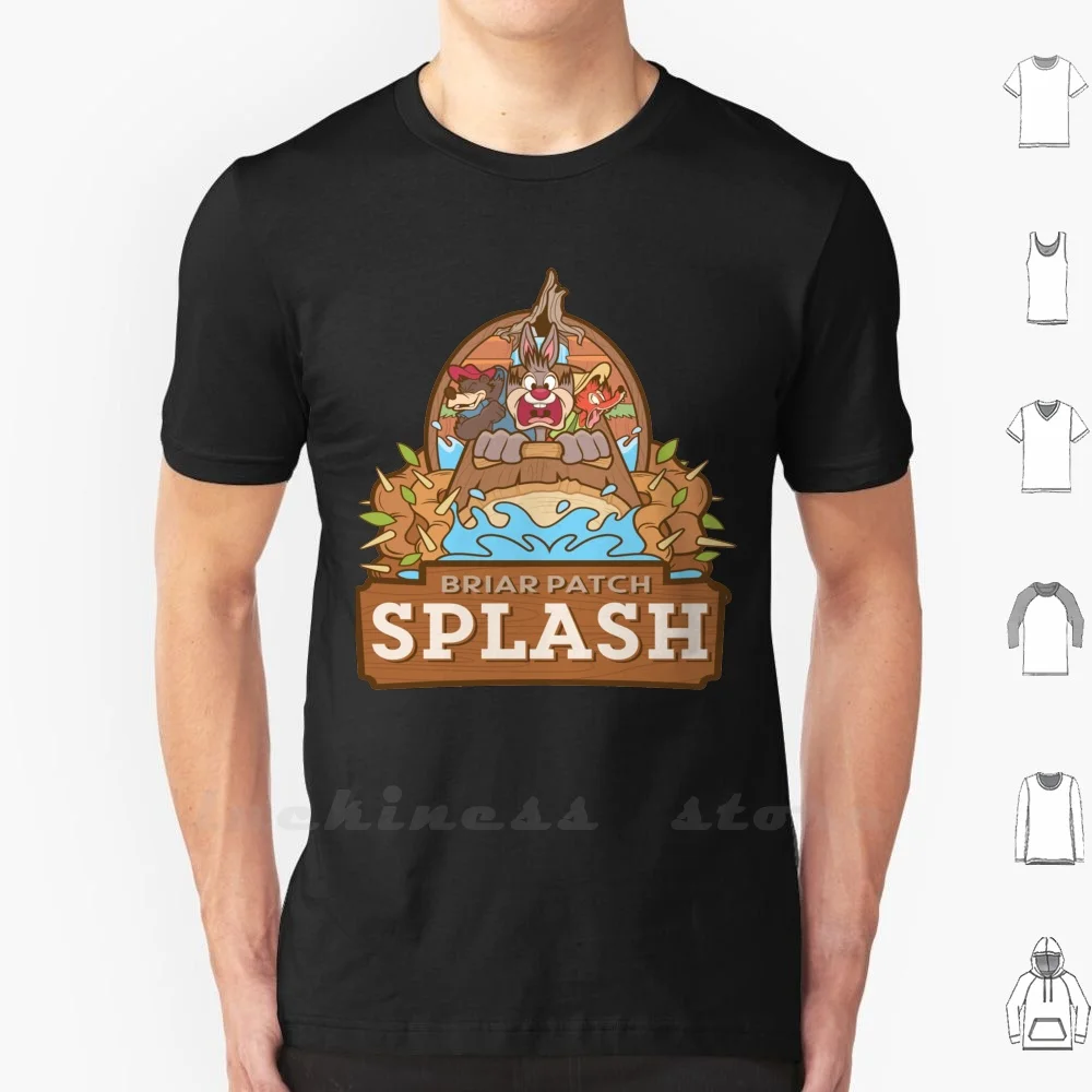 Фото Футболка Briar Patch Splash Ringer, хлопок для мужчин и женщин, подростковый Splash Mountain Brer Rabbit Brer Fox Brer Bear №1