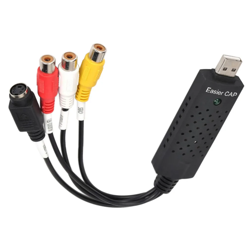 Портативный адаптер для видеозахвата Esaycap USB 2 0 преобразователь VHS в DVD