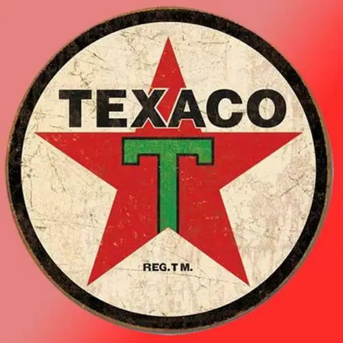 

Vintage Texaco Vinyl Decal Sticker Retro Man Cave Gas Oil Garage Man Wall Tool