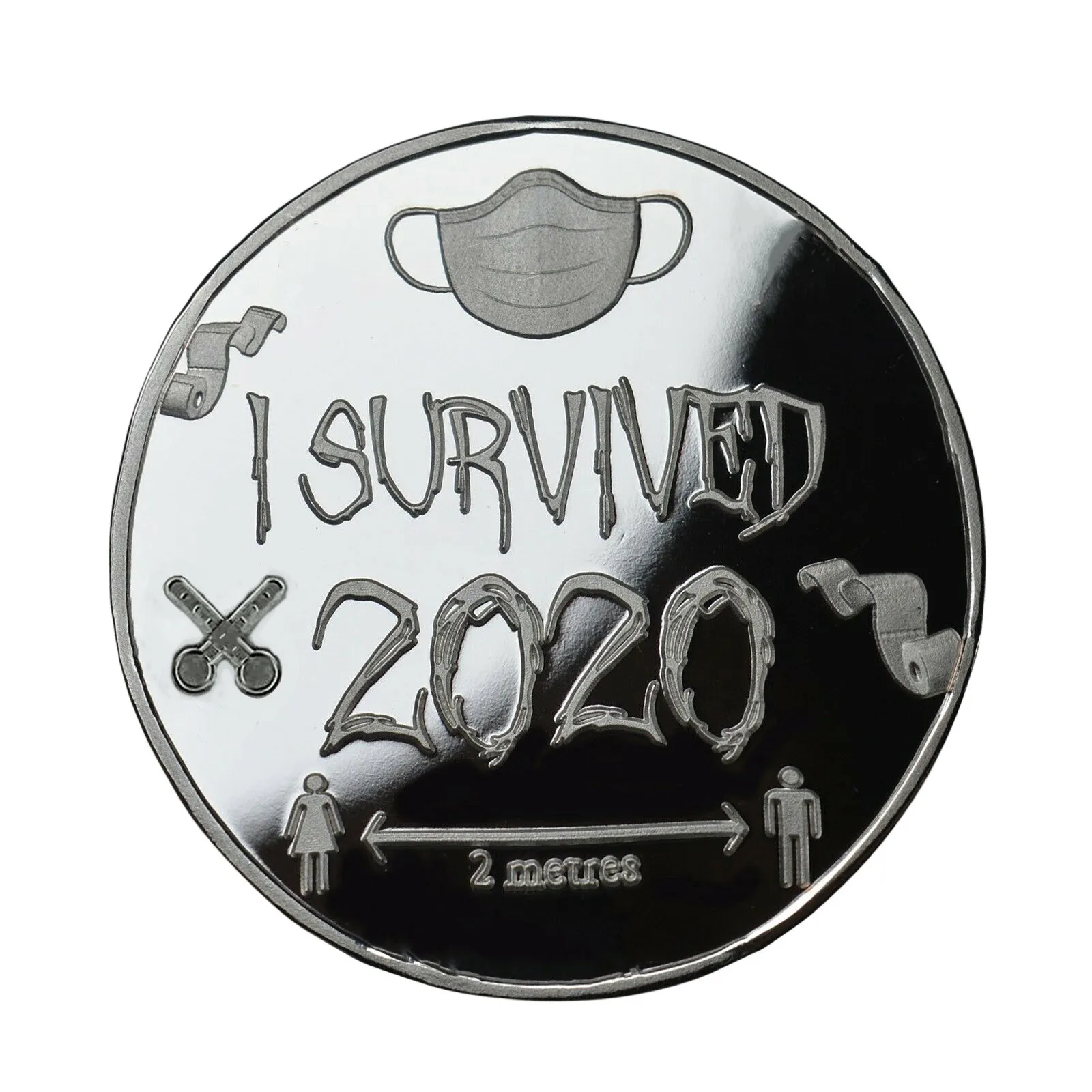 1/3/5 шт. монета которую я выжила в 2020 году | Дом и сад