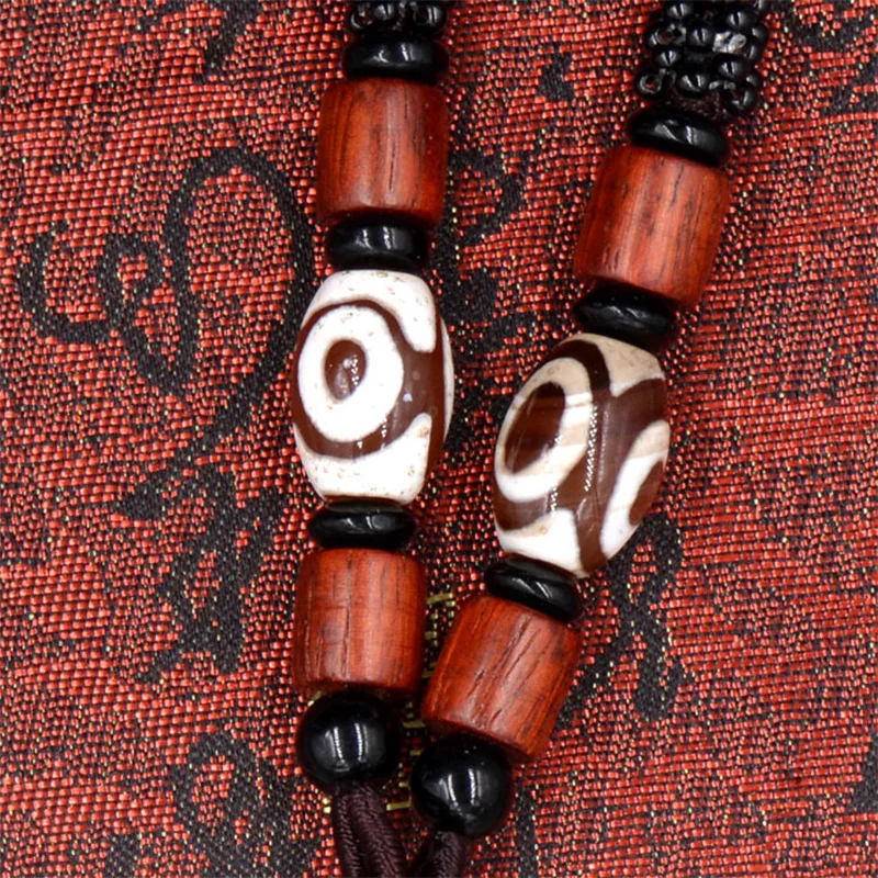 Натуральные тысячи глаз Bodhi с Tagua Гайка резные Гуаньинь голова кулон ожерелье для