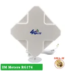 3G 4G LTE Mimo антенна 28dBi с высоким коэффициентом усиления антенны двойные TS9 CRC9 SMA для Huawei ZTE для 4G модема маршрутизатора усилитель сигнала кабель 2 м