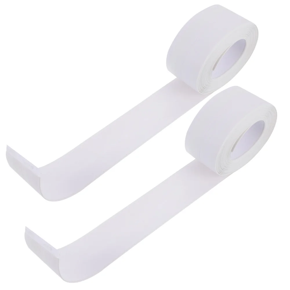 

1 Set 6 Rolls Caulk Tapes Flexible Caulk Sealing Tapes Edge Protectors (White)