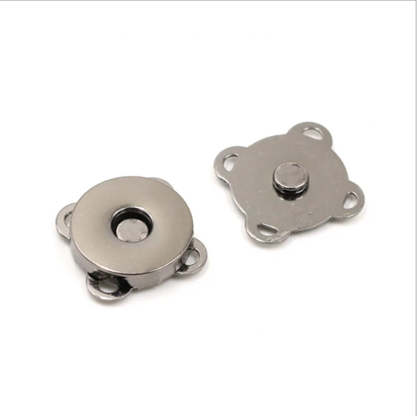 Бесплатная доставка 5 комплектов квадратные металлические пуговицы магнитные