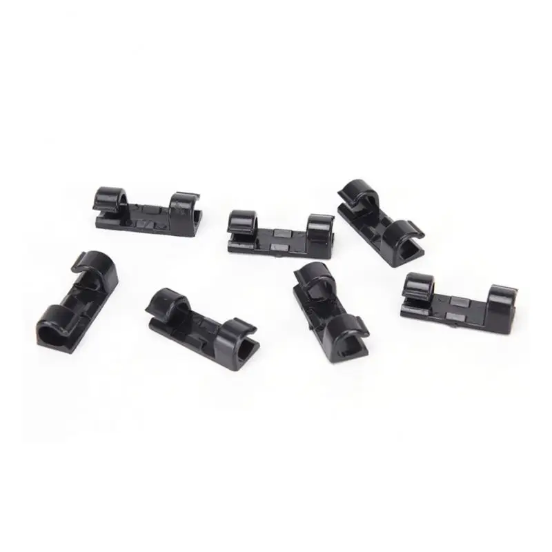 

20 шт., самоклеящиеся зажимы для кабелей