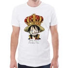 One Piece классическая мужская футболка с вырезом лодочкой хипстерские Топы Luffy Special Eiichiro Oda печатные мужские футболки Geek