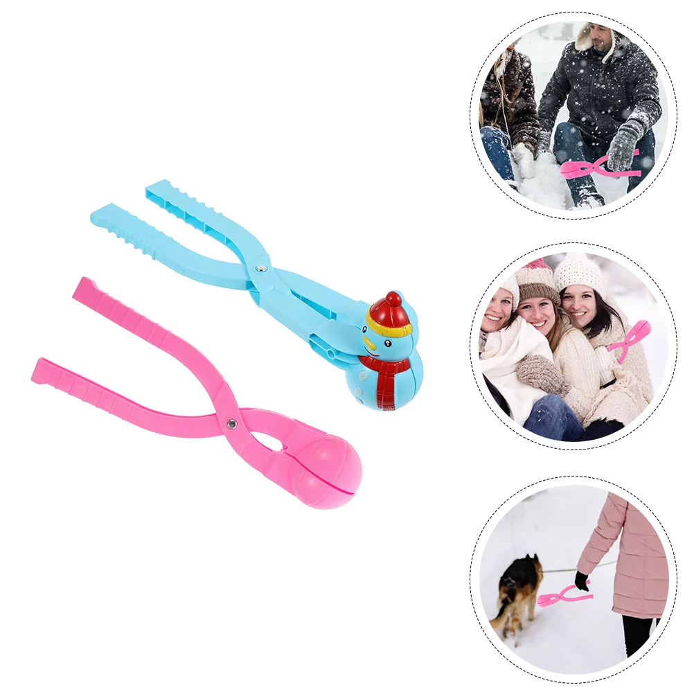 

2pcs Creative Snowball Maker Toys Outdoor Children Snowball Clamps Toys