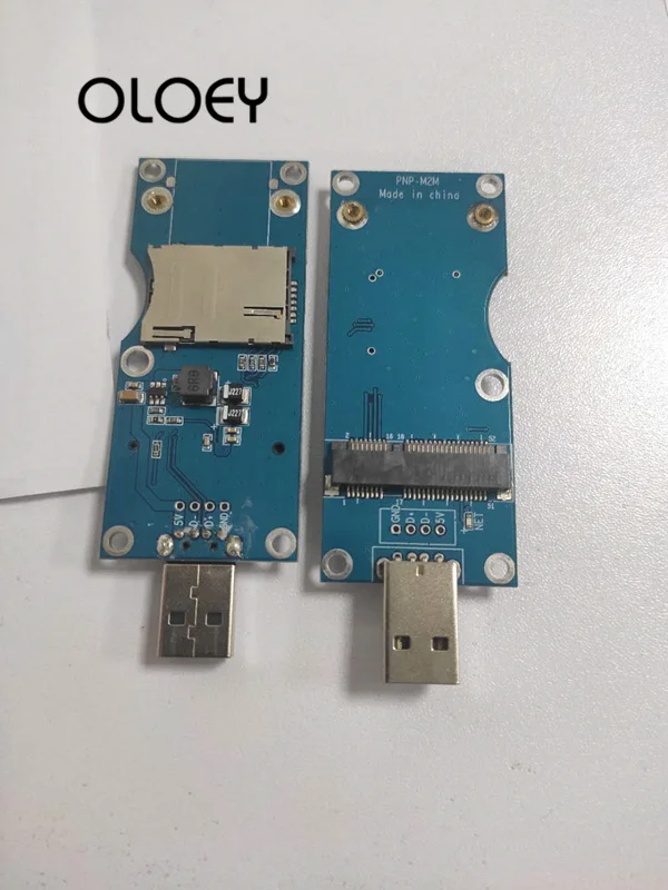 Адаптер карта MINIPCIE к USB комплект макетная плата (лицевая сторона) автоматический