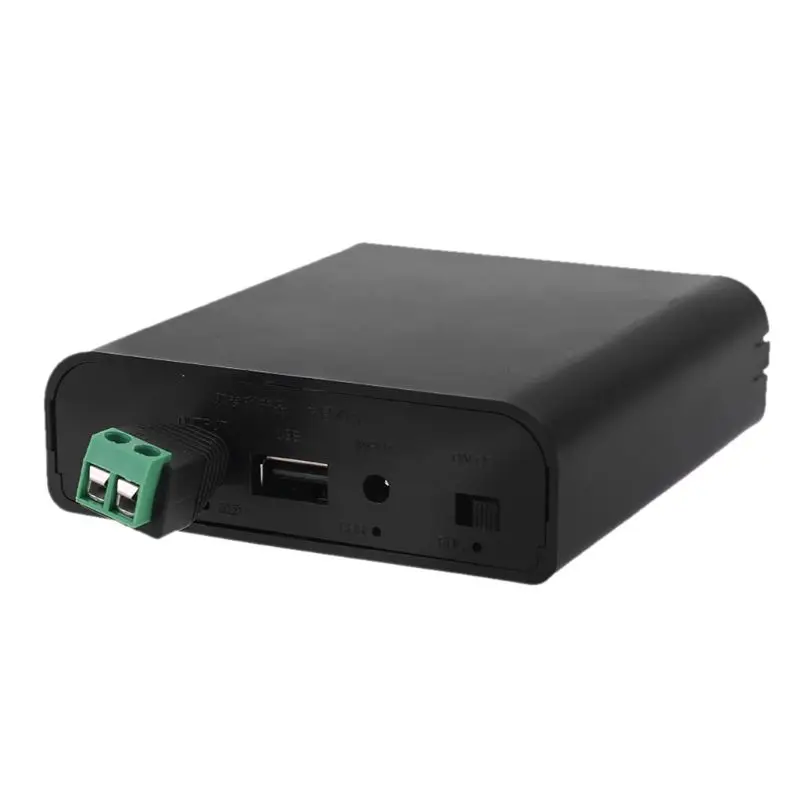 USB DC 8V-24V Output 4x 18650 Batteries DIY Power Bank for Cellphone Router LED | Электроника
