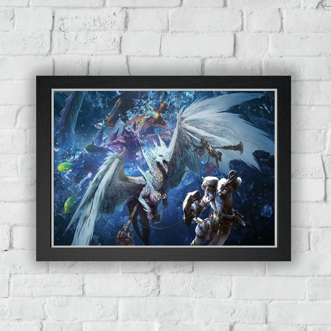 

Monster Hunter World Iceborne Video Game Canvas Poster Home Wall Painting Decoration (No Frame)