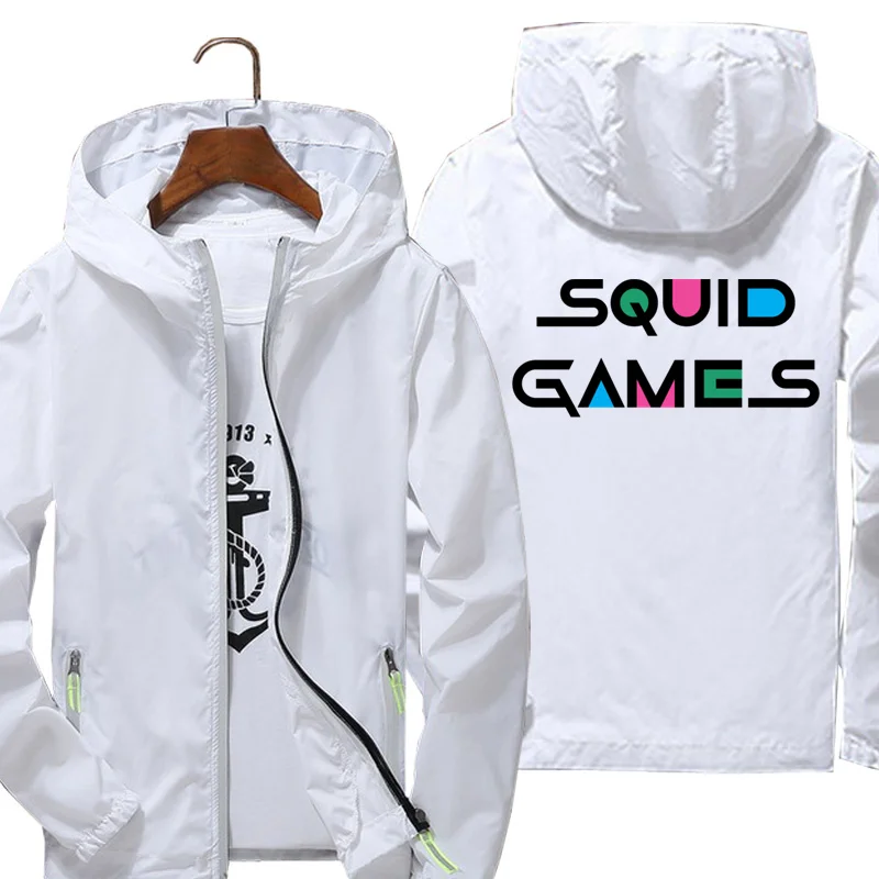 

Custom Men Women Funny Squid Game 12 Oversize Jackets Camping Hunting Clothing Outdoor Sports Coats Anti UV Windbreaker
