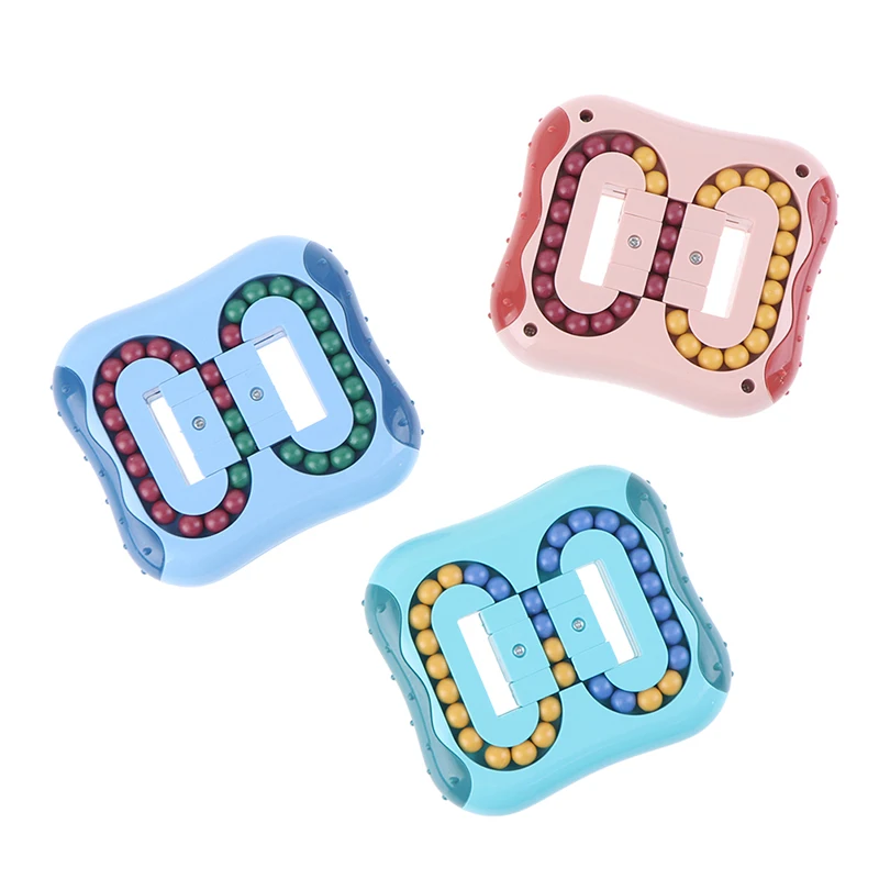 

Rotating Magic Bean Intelligence Fingertip Cube Children's Finger Gyro Magic Disk Educational Cube Toy Training Brain Space
