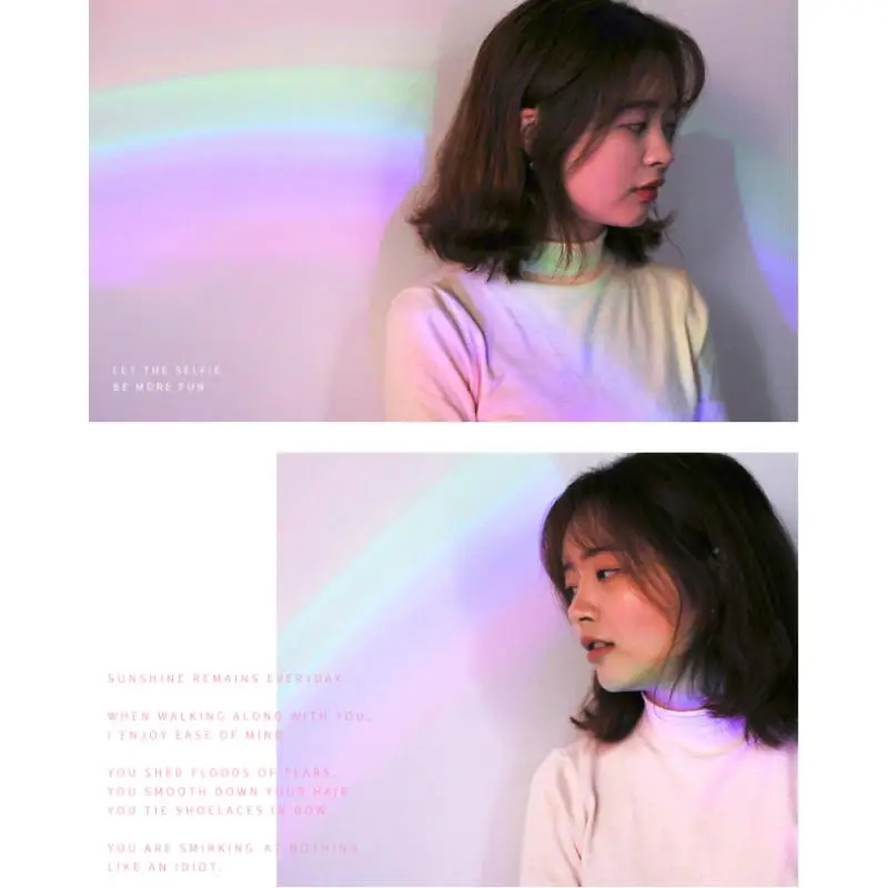 

Creativity Shell Colorful Projection Lamp LED Novelty Rainbow Star Night Light Scallop Atmosphere Lamp Rainbow Pink / Green