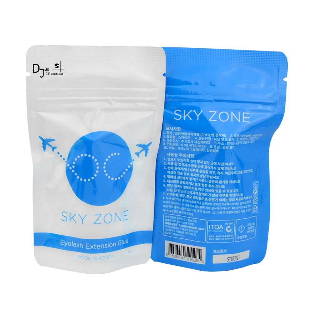 

Wholesale 1-2s Fastest Dry Korea Sky Zone Glue S+ for Eyelash Extensions Most Powerful Adhesive,5ml Red Cap Lashes Glue