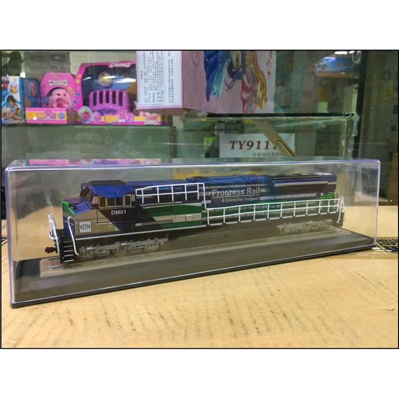 

1:87 Scale Cat Sd70ace-t4 Blue-green Locomotive Model Toy Gift Adult Collectible Souvenir Static Ornament In Stock